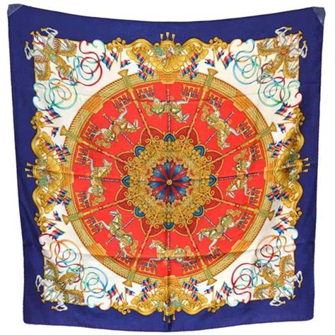 hermes luna park scarf